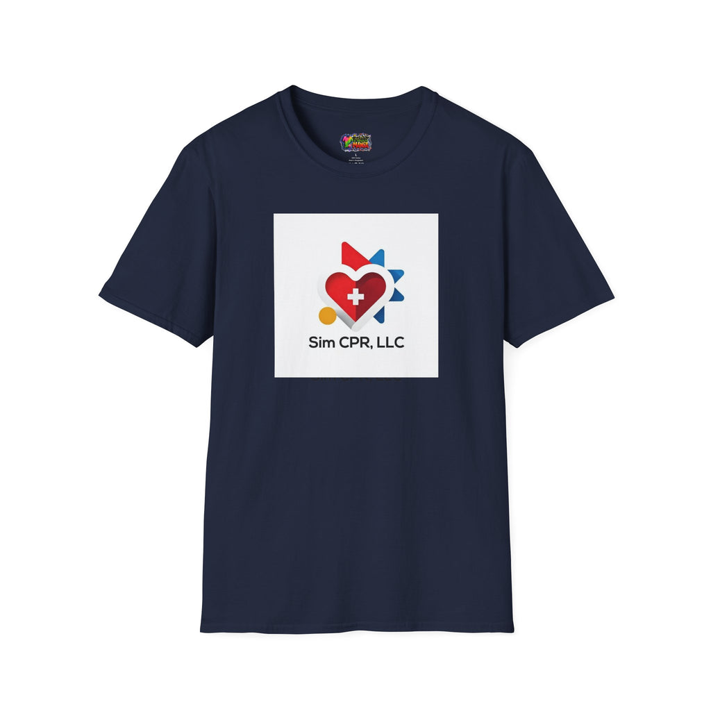 CPR Training Logo T-Shirt — Sim CPR, LLC Branded Tee