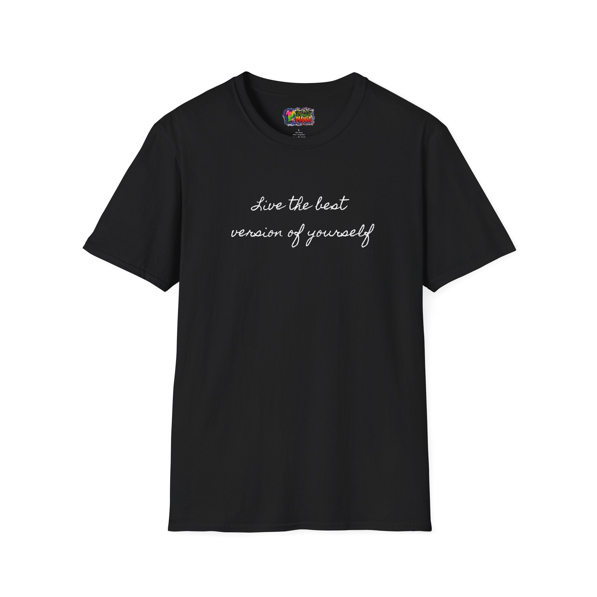 T-Shirt — 'Live the best version of yourself' Minimalist Self-Love Tee