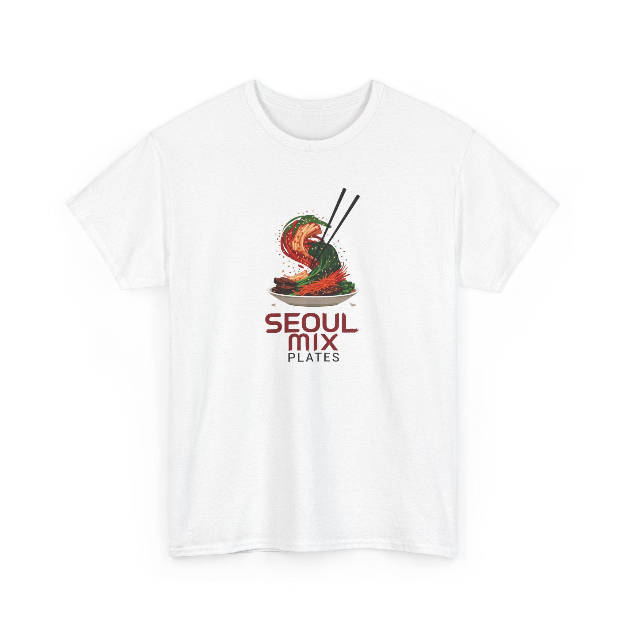 Seoul Mix Plates T‑Shirt — Korean Food Graphic Tee