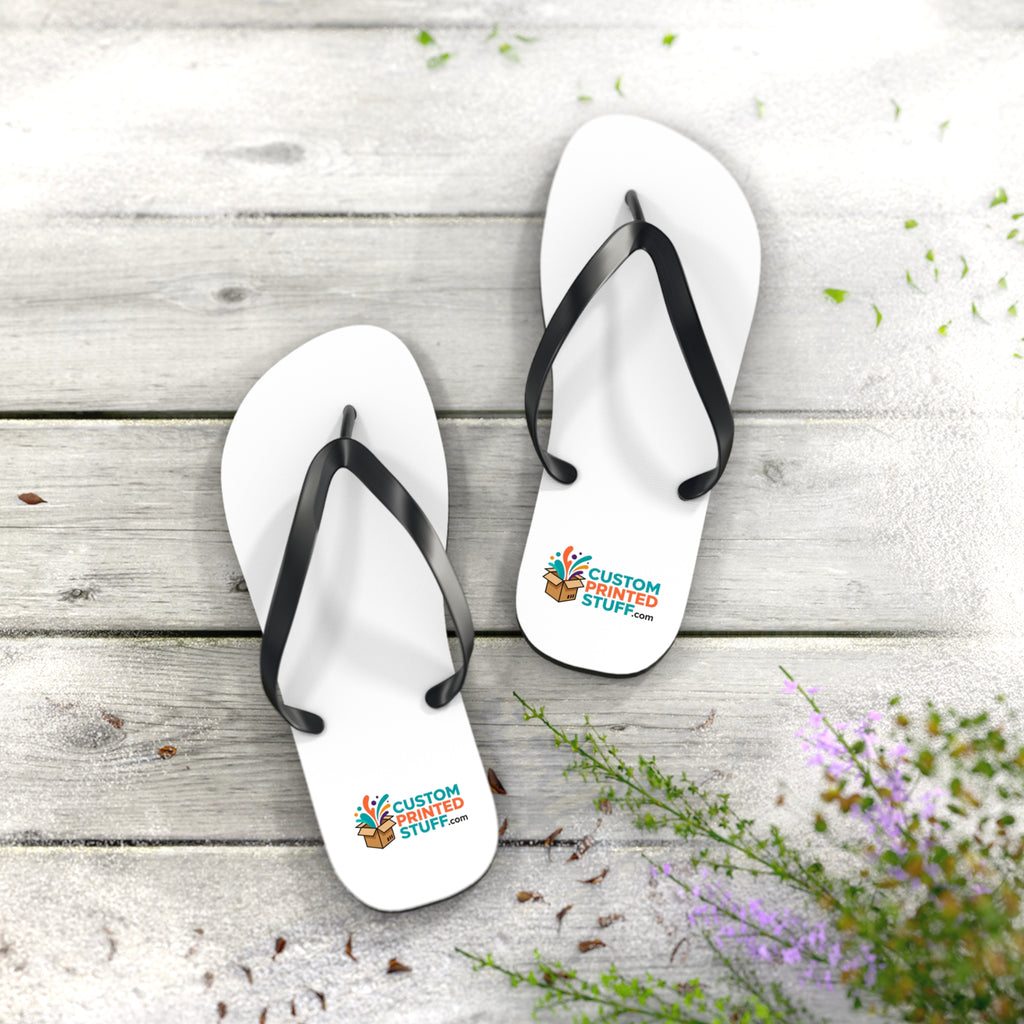 Custom Logo Flip Flops – Personalized Summer Beach Sandals