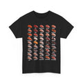 Sushi Nigiri Chart T-Shirt — Japanese Sushi Guide Tee for Foodies