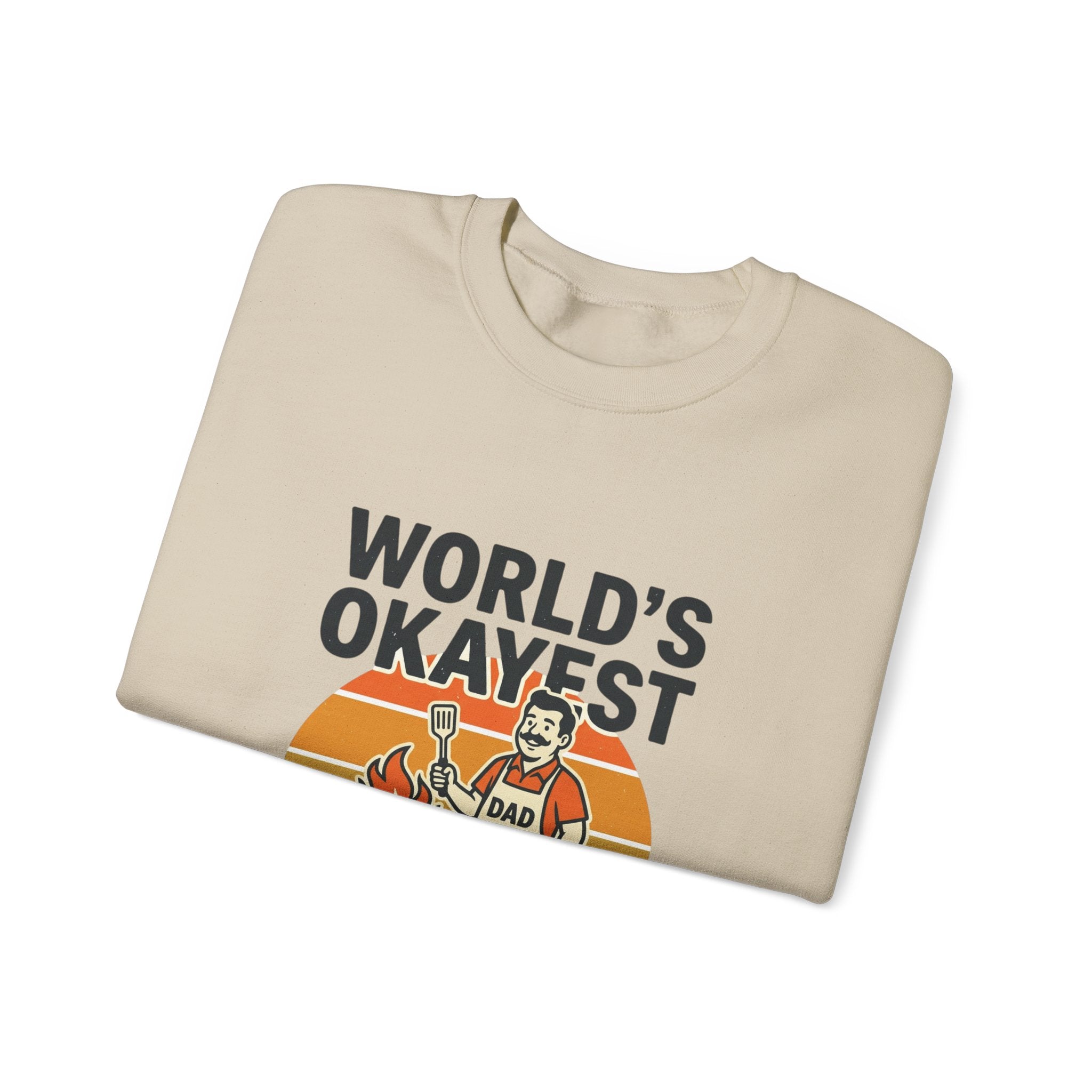 World's Okayest Grill Dad Sweatshirt | Father's Day, Retro Outdoorsy
