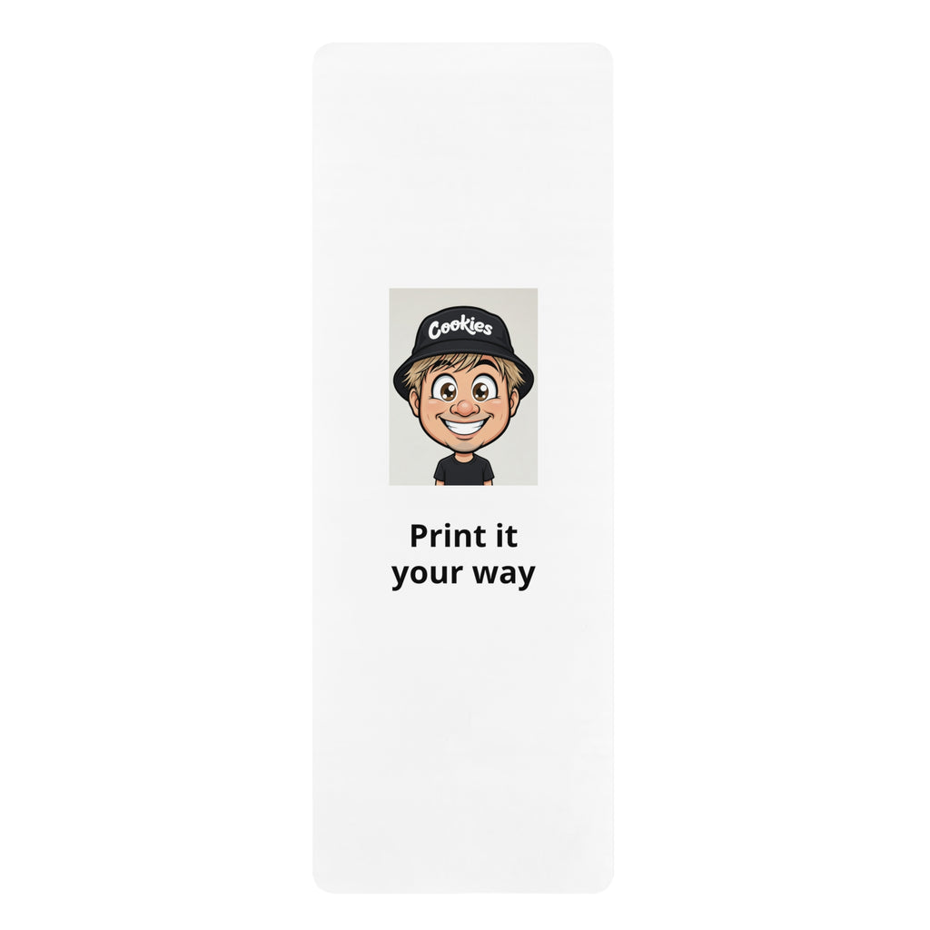 Custom Rubber Yoga Mat — Personalized Print "Print it your way" Design