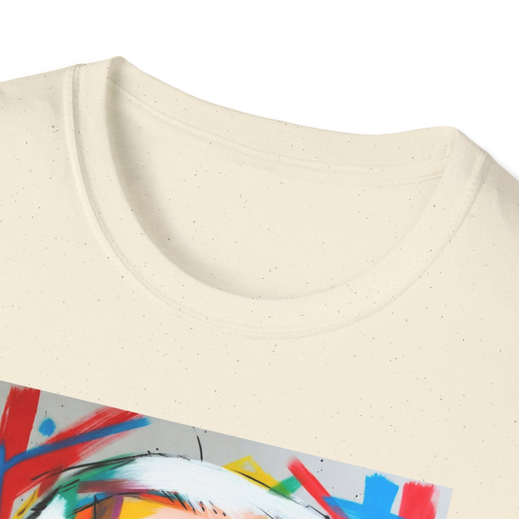 Artsy Biden Portrait T‑Shirt — Colorful Pop Art President Tee