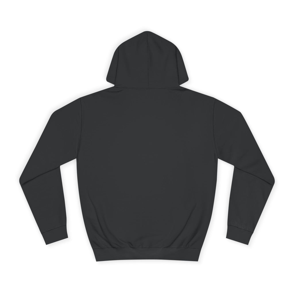 College Hoodie with Minimal Sketch Girl Design – 'She’s Not Crying' Campus Pullover