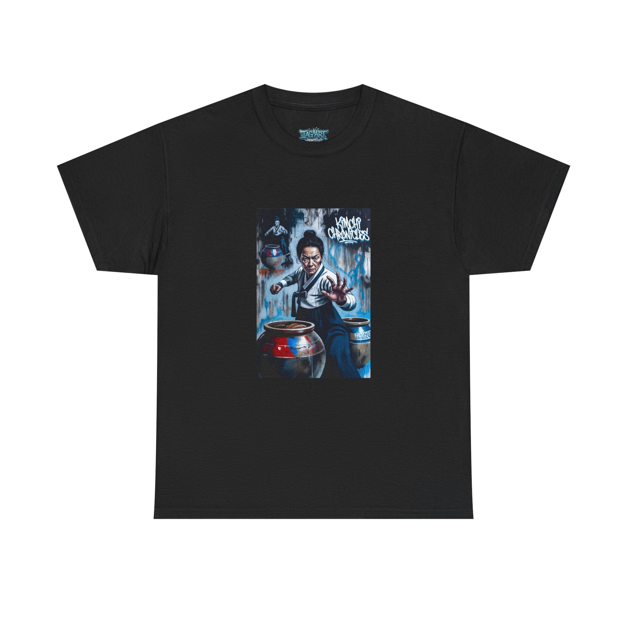 Kimchi Chronicle T-Shirt | Martial Arts Music Illustration
