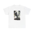 Female Golfer Swinging Golf Club T-Shirt | Golf Art Tee