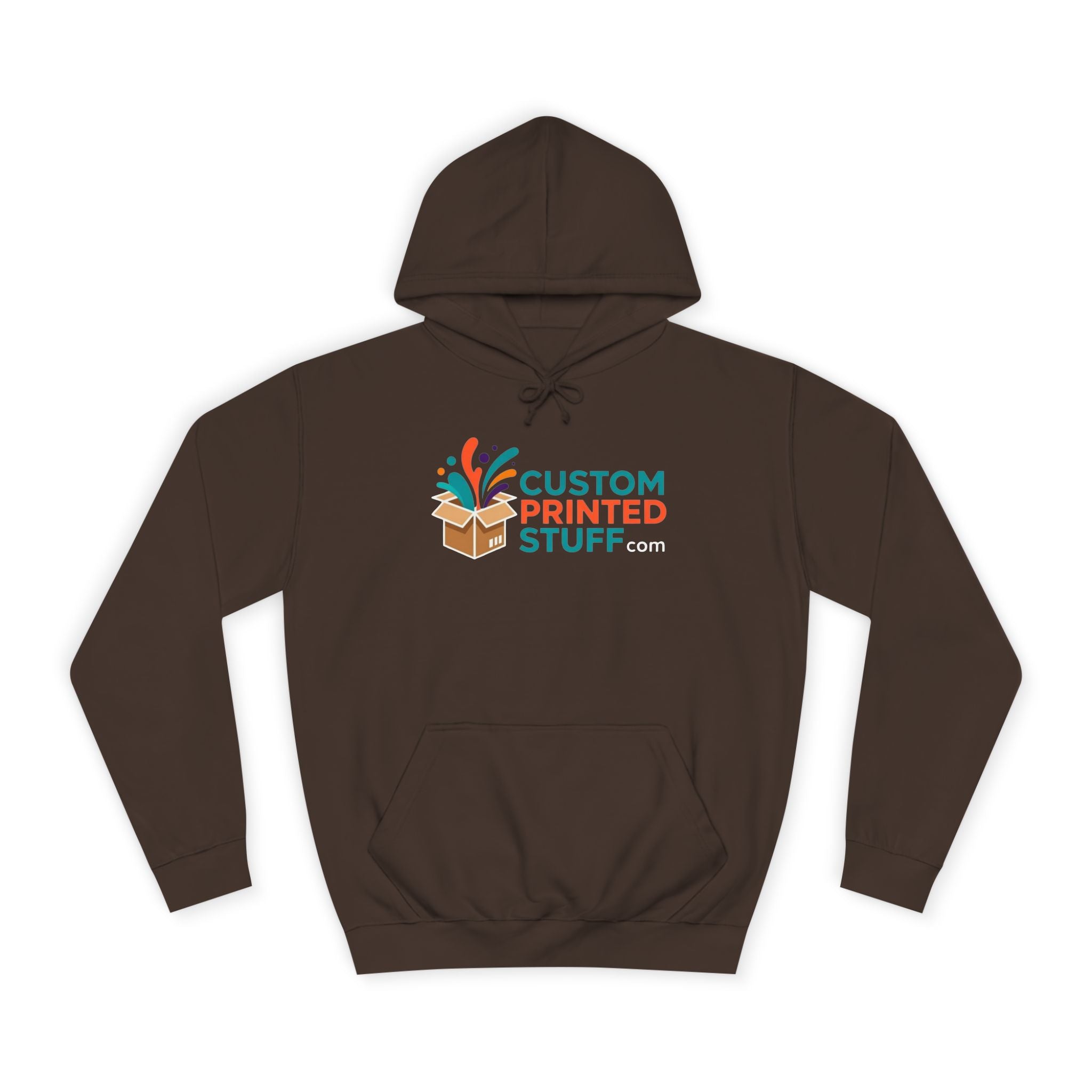 College Hoodie with Custom Printed Stuff Logo — Casual Campus Pullover