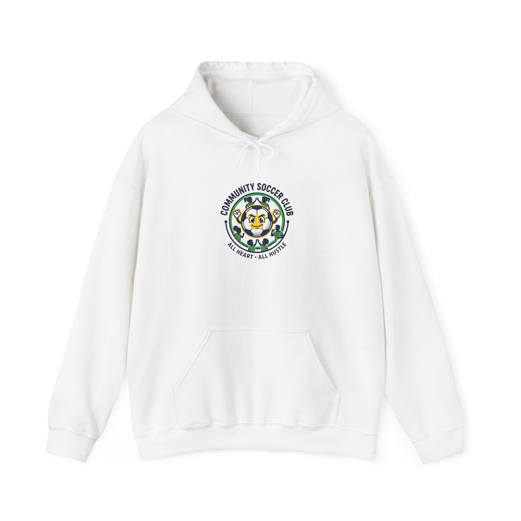 Community Soccer Club Hoodie | youth league supporter, sideline team colors