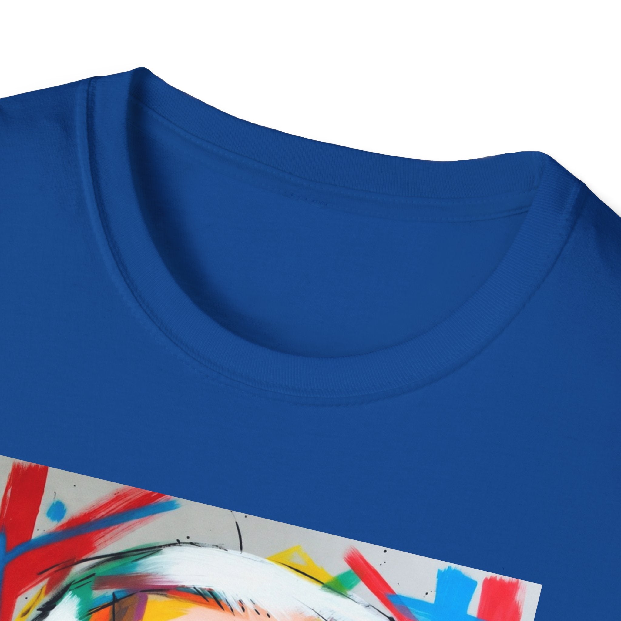 Artsy Biden Portrait T‑Shirt — Colorful Pop Art President Tee