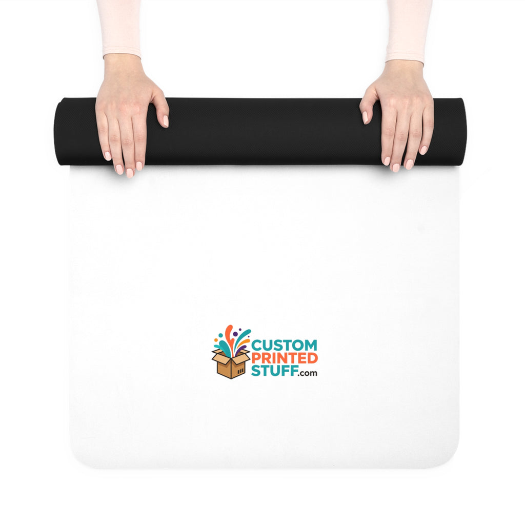 Funny Cute Dog Rubber Yoga Mat — "To Be Perfectly Honest, You Could Lose a Few Pounds"