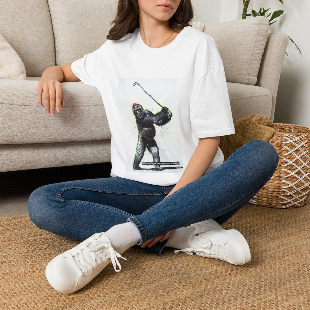 Golfing Sasquatch Graphic Tee — Funny Bigfoot Golfer T-Shirt