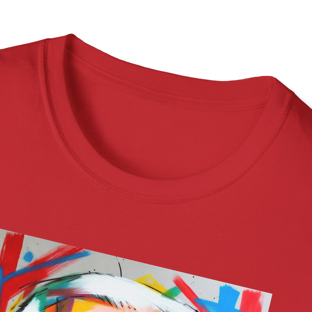 Artsy Biden Portrait T‑Shirt — Colorful Pop Art President Tee