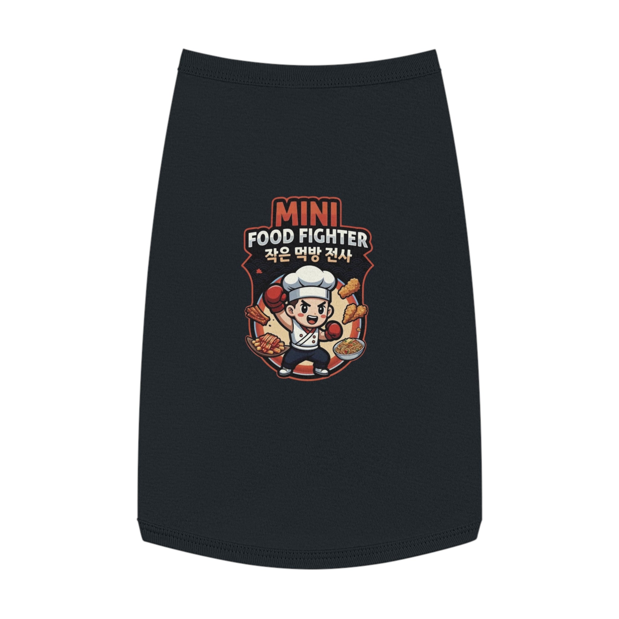 Pet Tank — "Mini Food Fighter" Chef Graphic Dog Tank Top