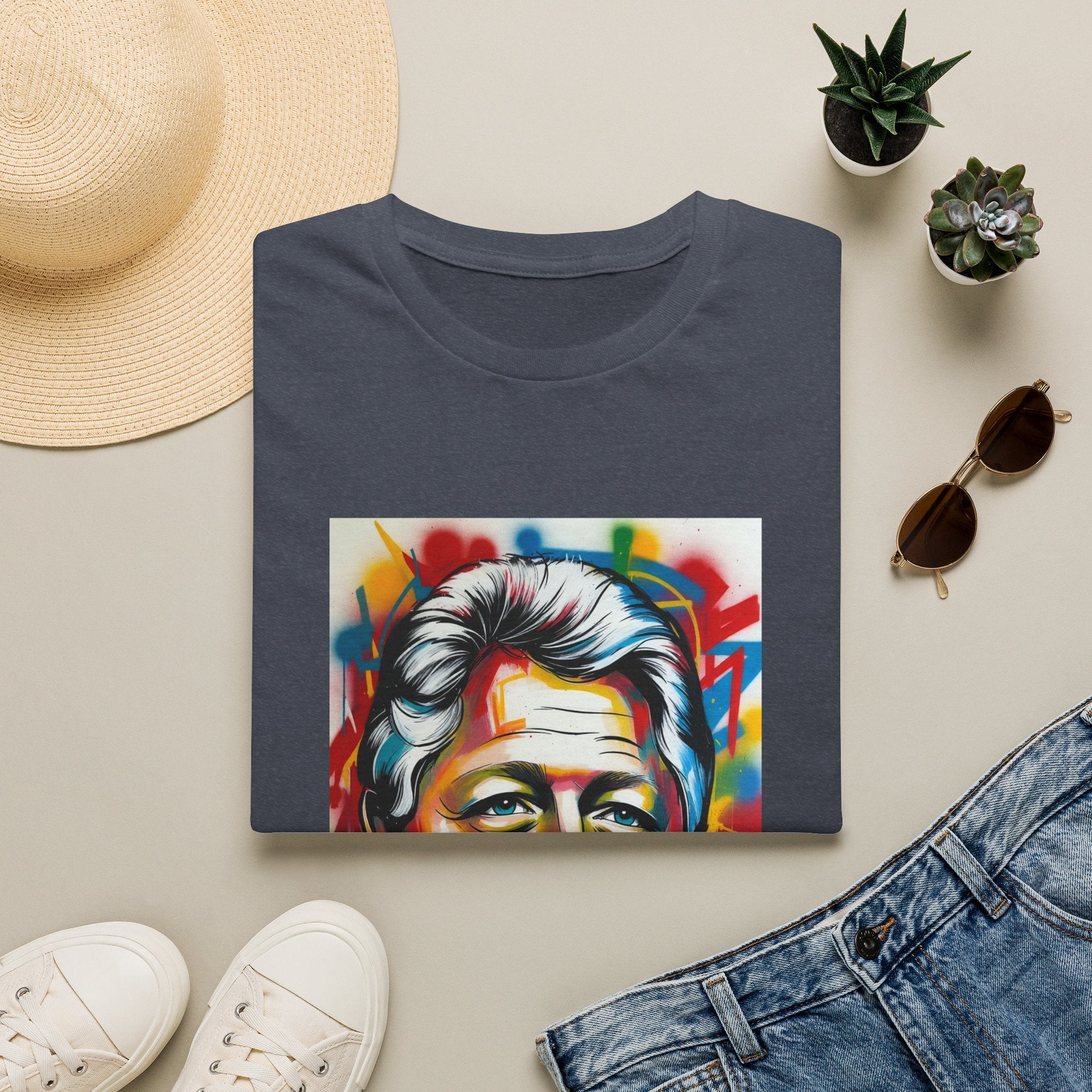 Artsy Clinton Portrait T-Shirt