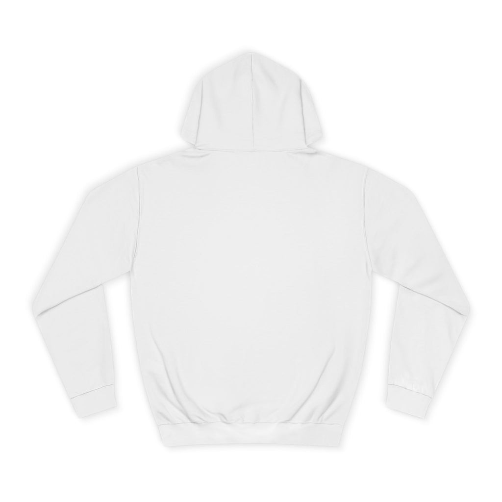 College Hoodie with Minimal Sketch Girl Design – 'She’s Not Crying' Campus Pullover