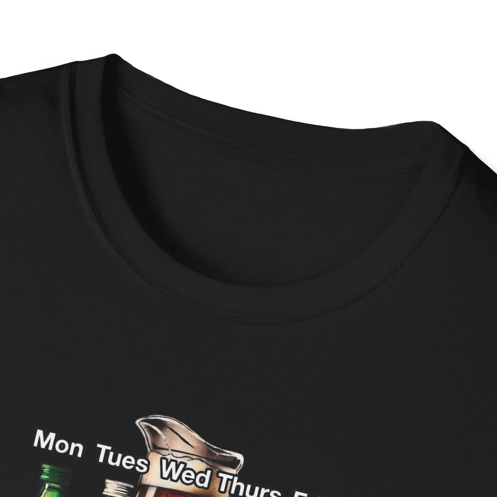 T-Shirt — Soju Bottle Lineup Graphic Tee (Beer Labels)