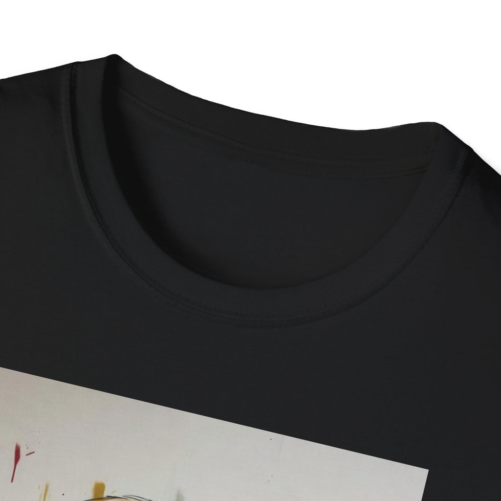 Portrait Artsy JD T-Shirt — Stylized Gentleman's Painted Face Graphic Tee