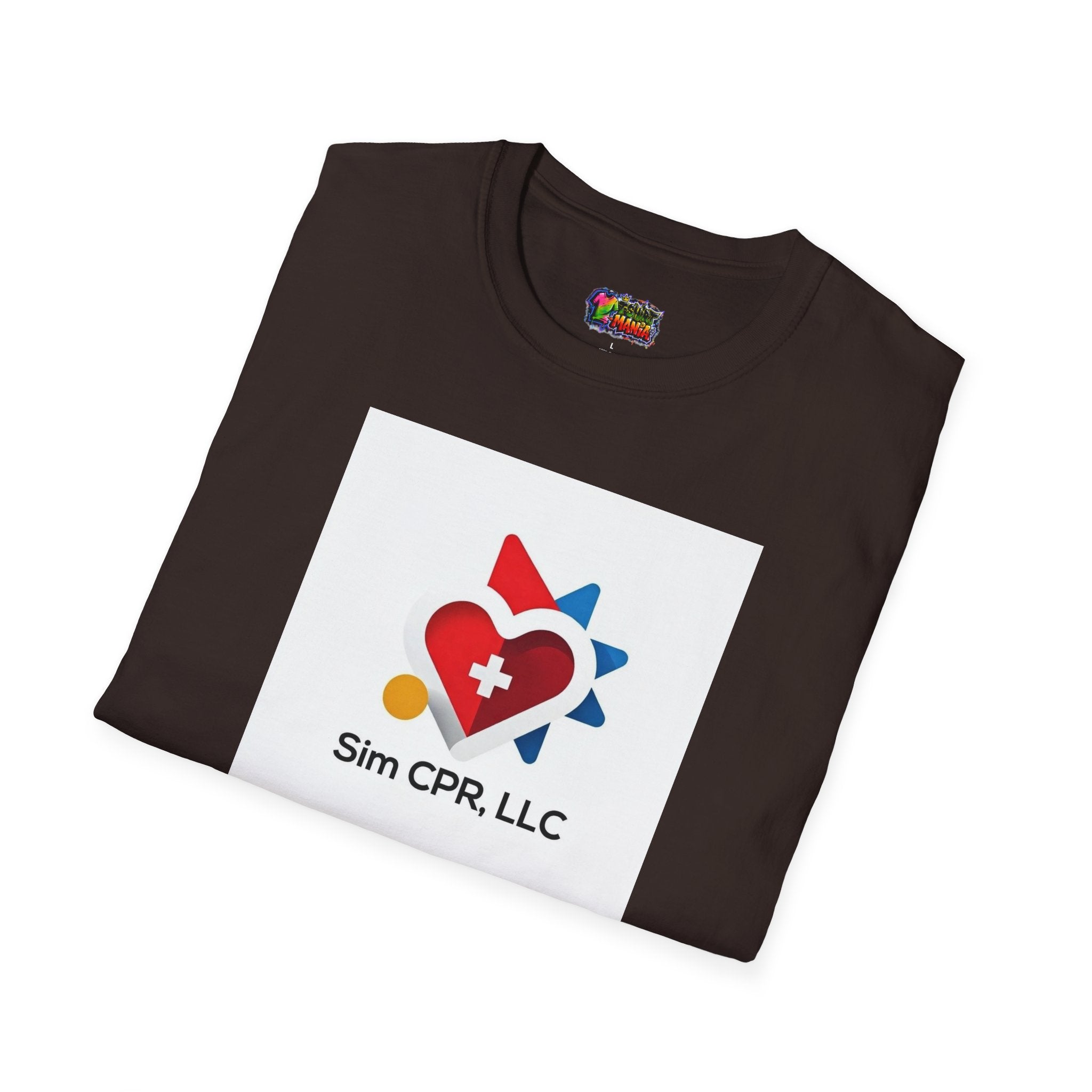 CPR Training Logo T-Shirt — Sim CPR, LLC Branded Tee