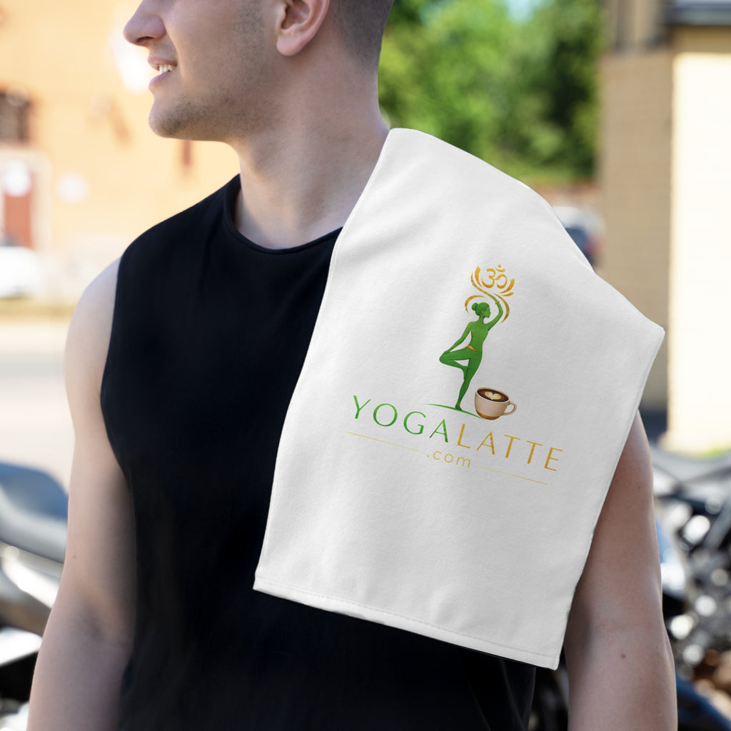 yogalatte rally Towel, 11x18