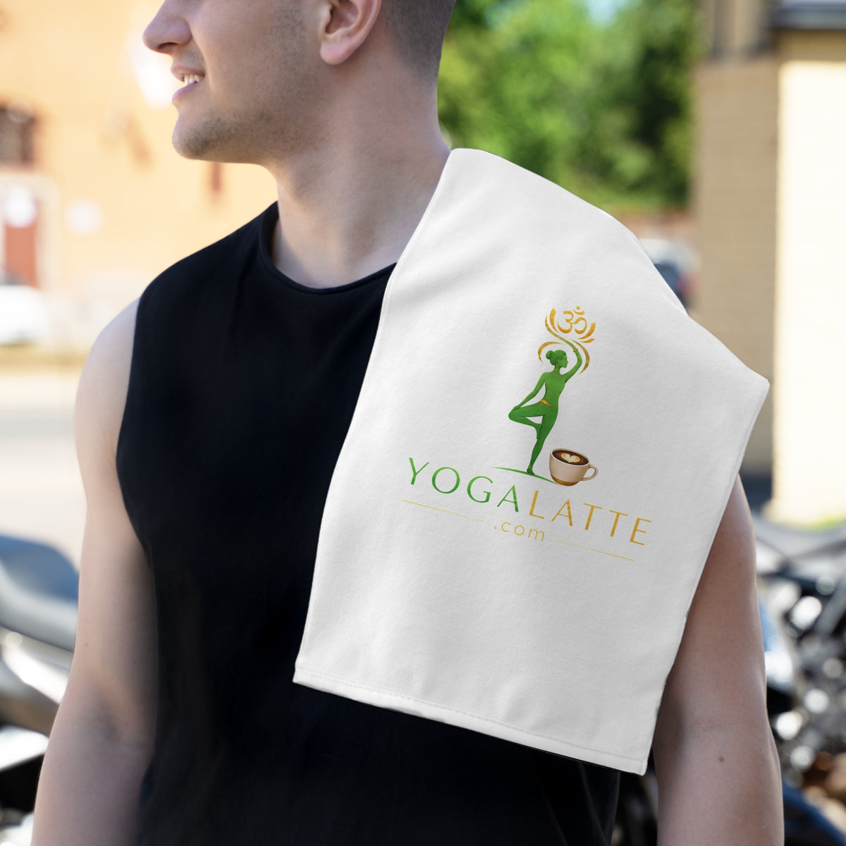 yogalatte rally Towel, 11x18