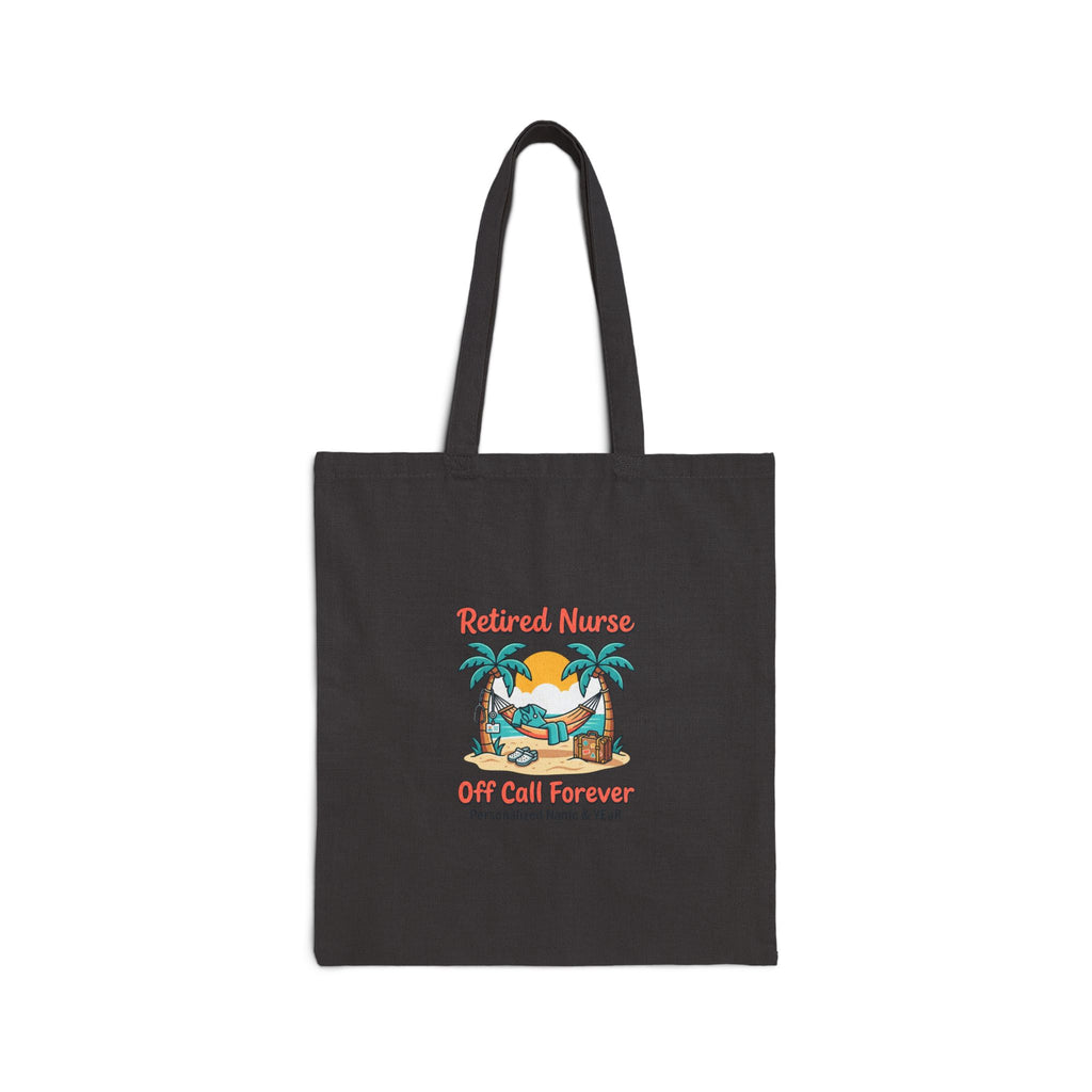 Retired Nurse Beach Life Tote | Retirement, Personalized Year