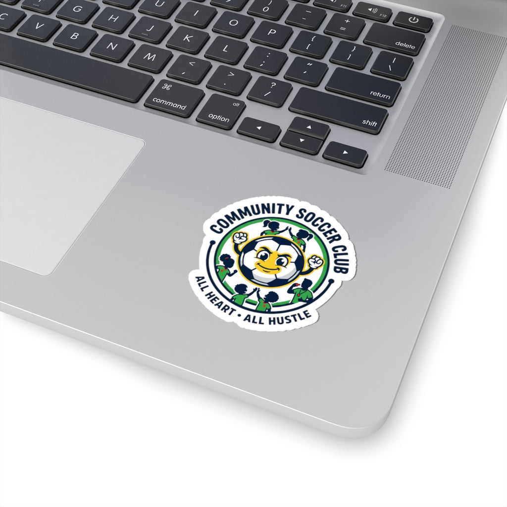 Community Soccer Club Kiss-Cut Stickers | soccer mom, youth league, sideline