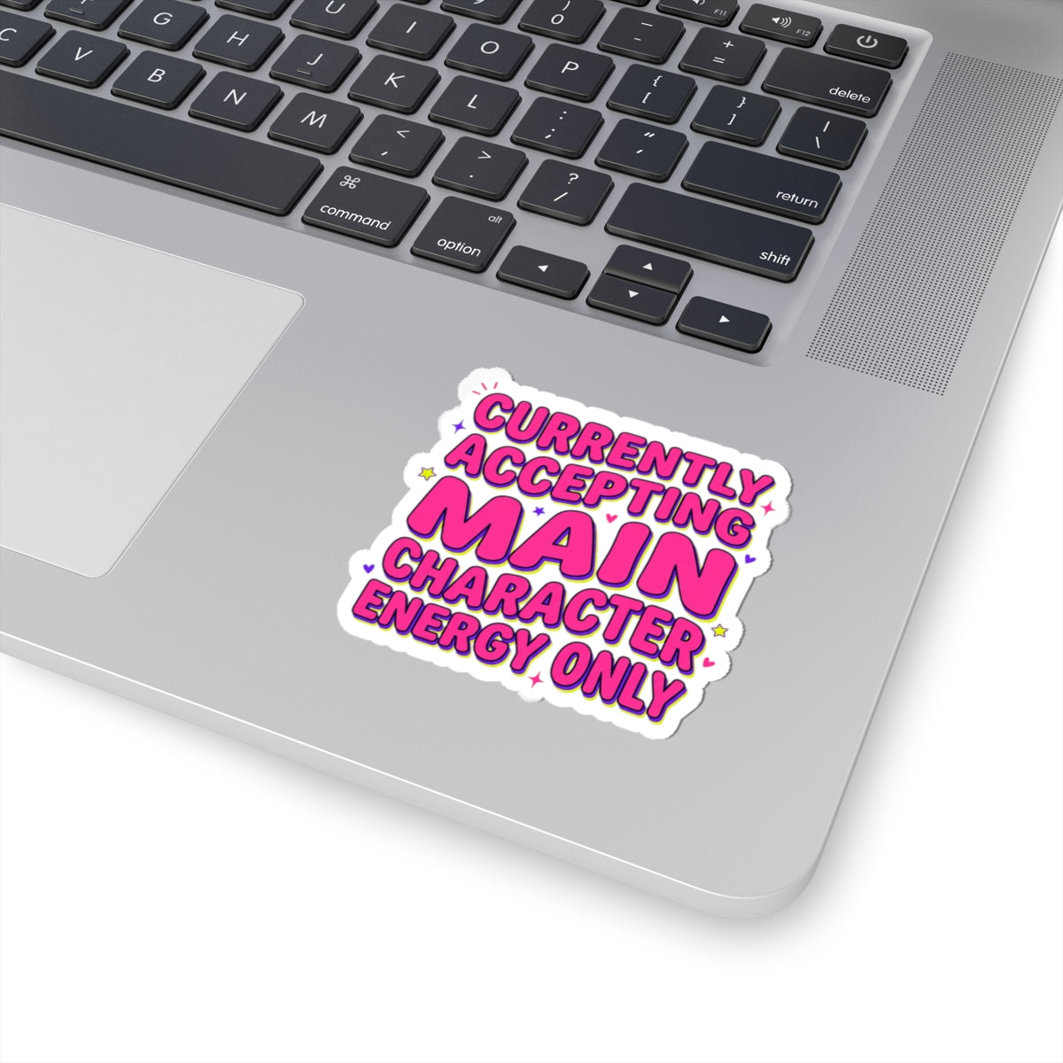 Main Character Energy Sticker | Gen Z Sassy, Coquette Typography