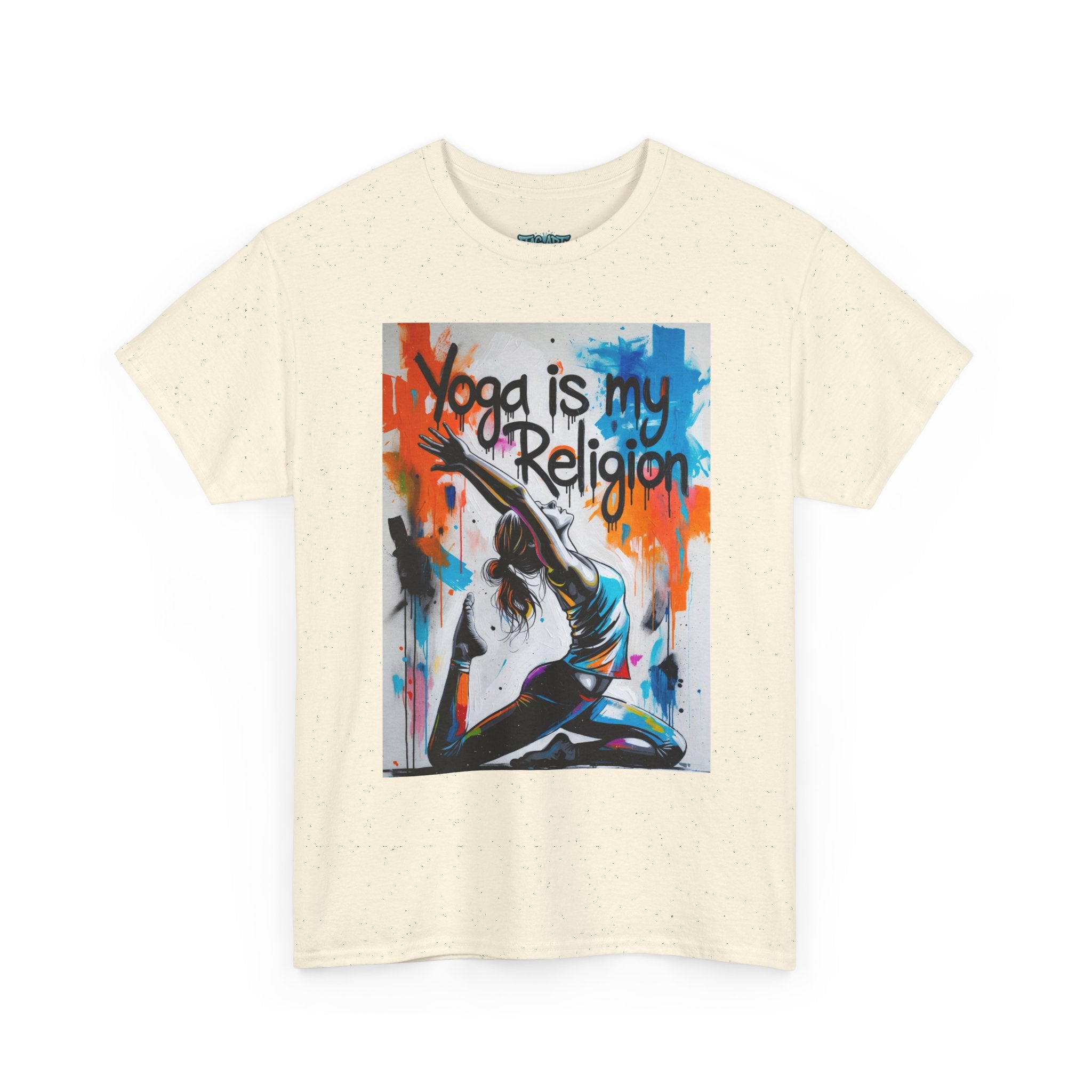 Yoga Is My Religion T-Shirt | Yoga Pose Graphic Tee, Meditation Apparel