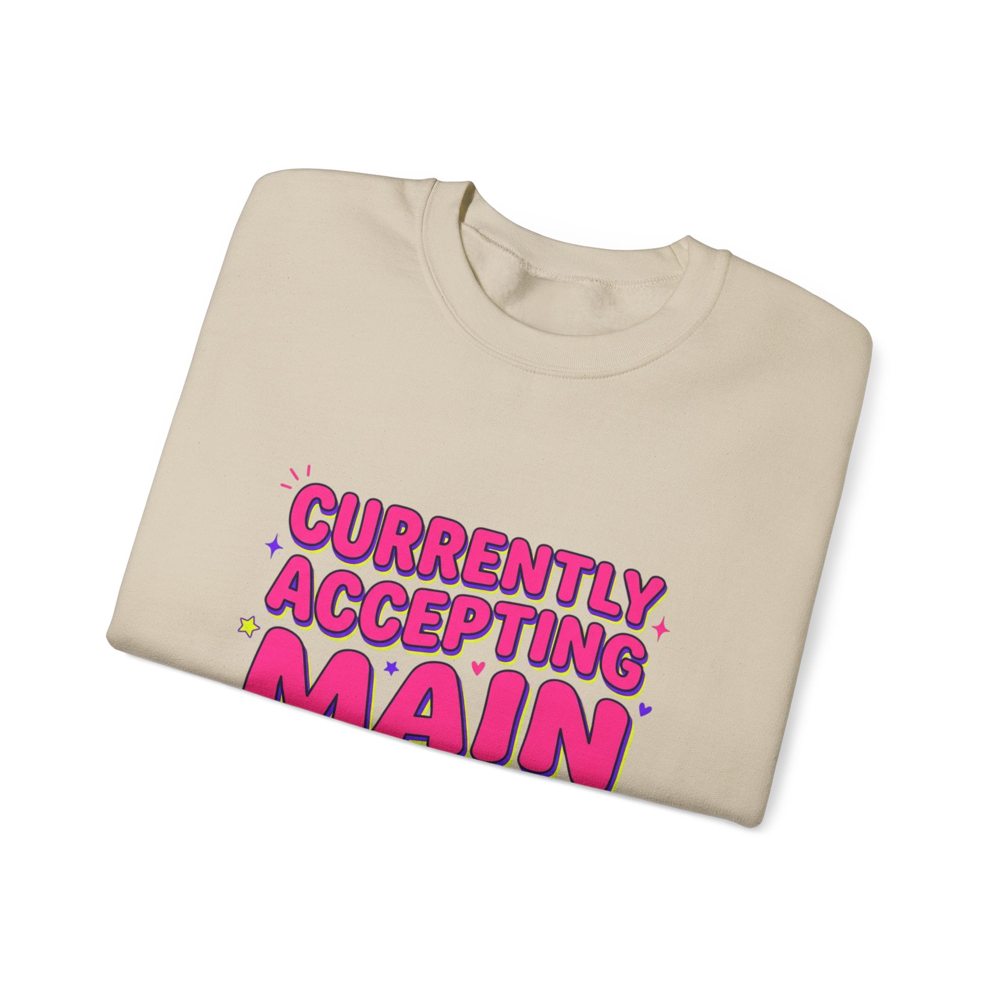 Main Character Energy Crewneck Sweatshirt | Gen Z Sassy Snark, Coquette Aesthetic