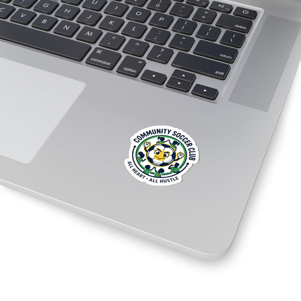 Community Soccer Club Kiss-Cut Stickers | soccer mom, youth league, sideline