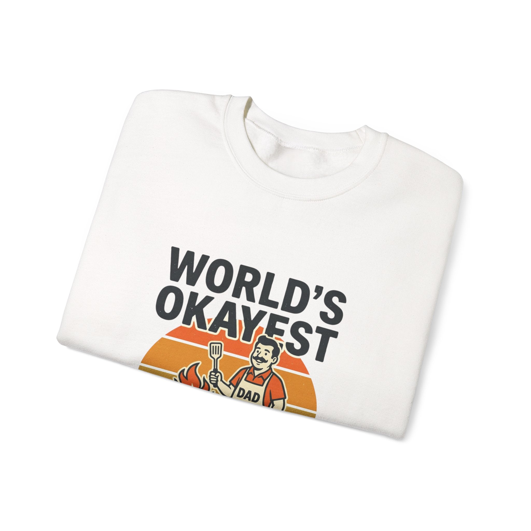 World's Okayest Grill Dad Sweatshirt | Father's Day, Retro Outdoorsy