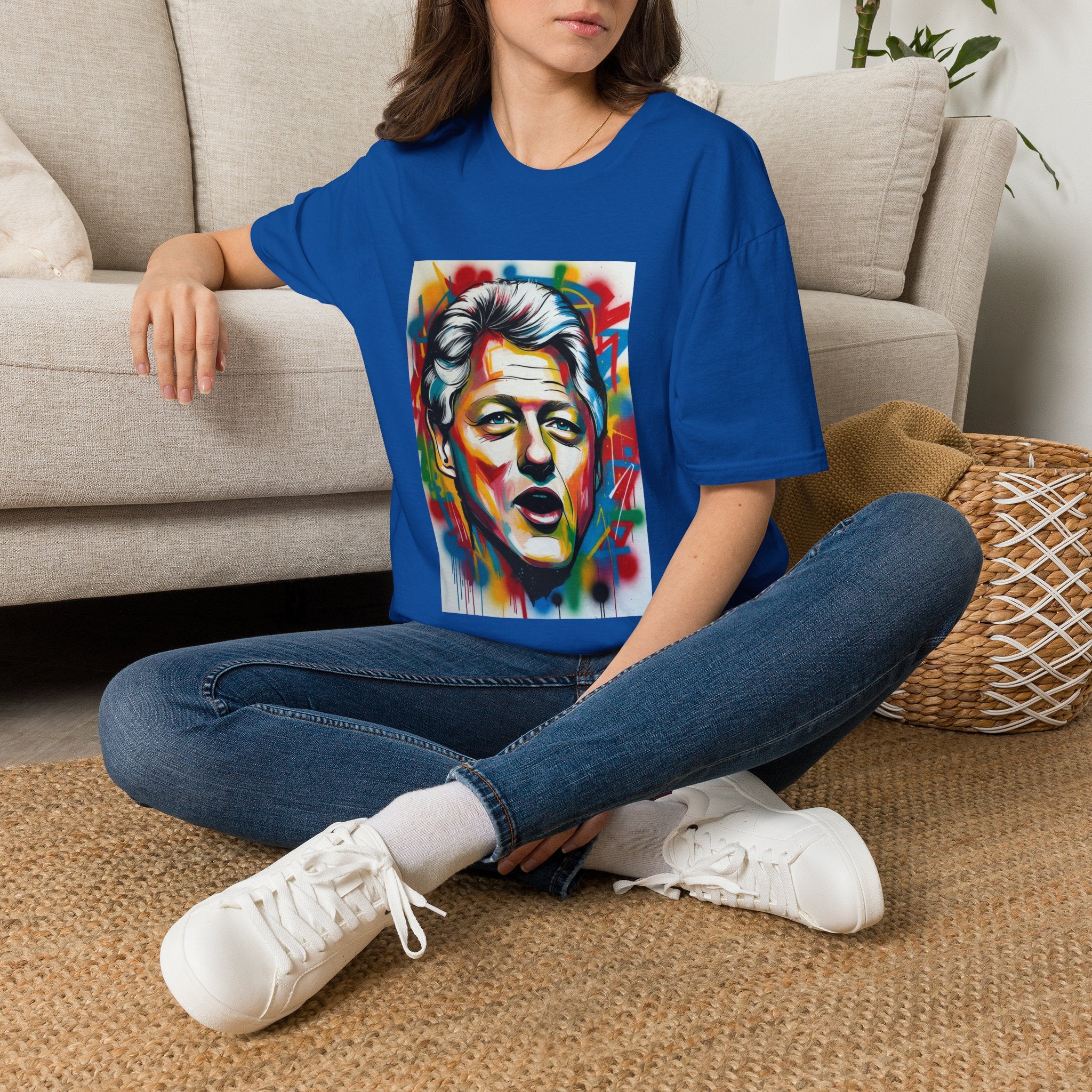 Artsy Clinton Portrait T-Shirt