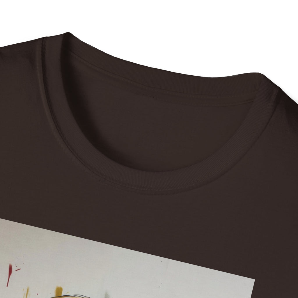 Portrait Artsy JD T-Shirt — Stylized Gentleman's Painted Face Graphic Tee
