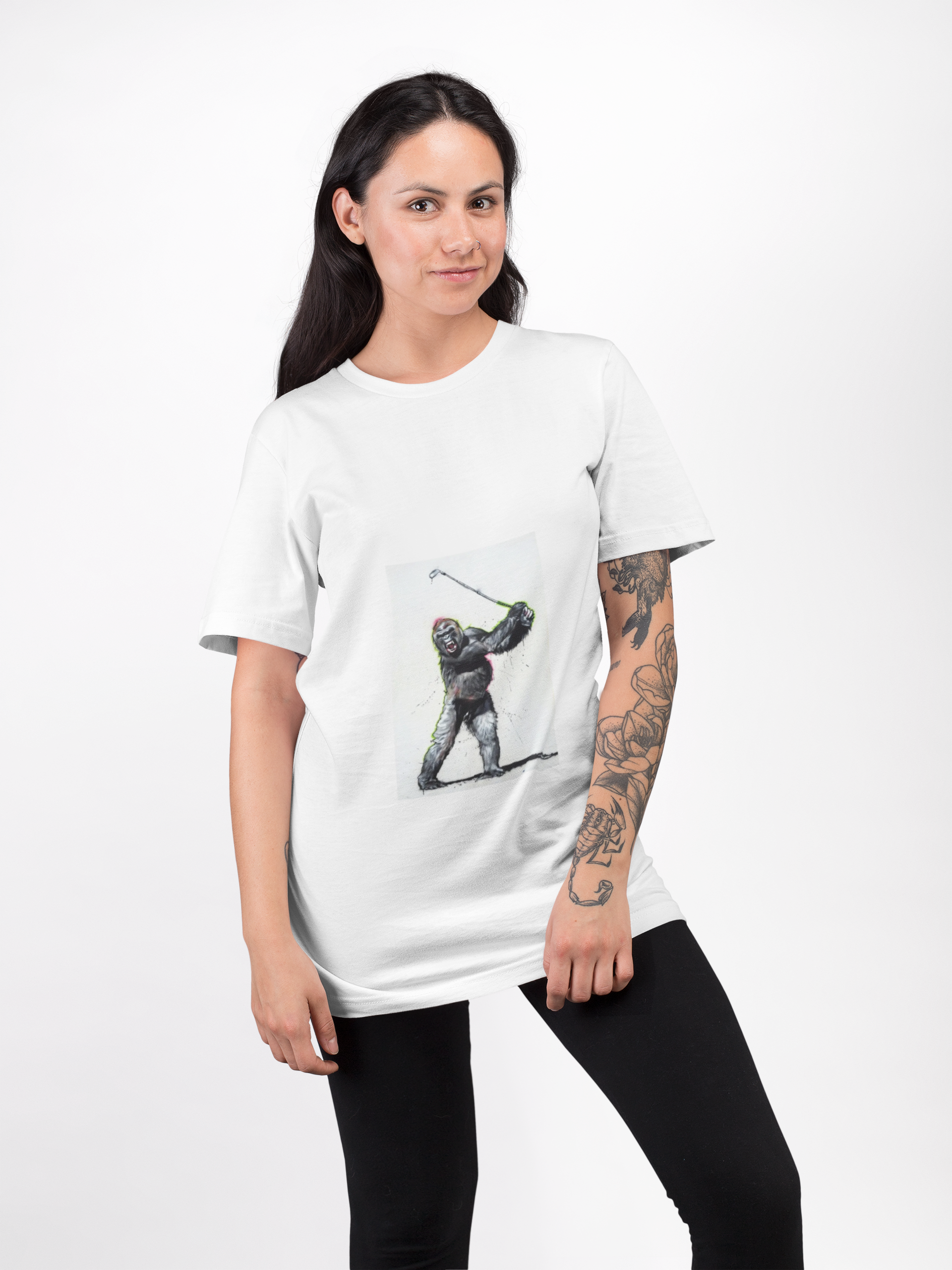 Golfing Sasquatch Graphic T-Shirt
