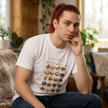 Indian Food Chart T-Shirt — Illustrated Indian Dishes Guide Tee