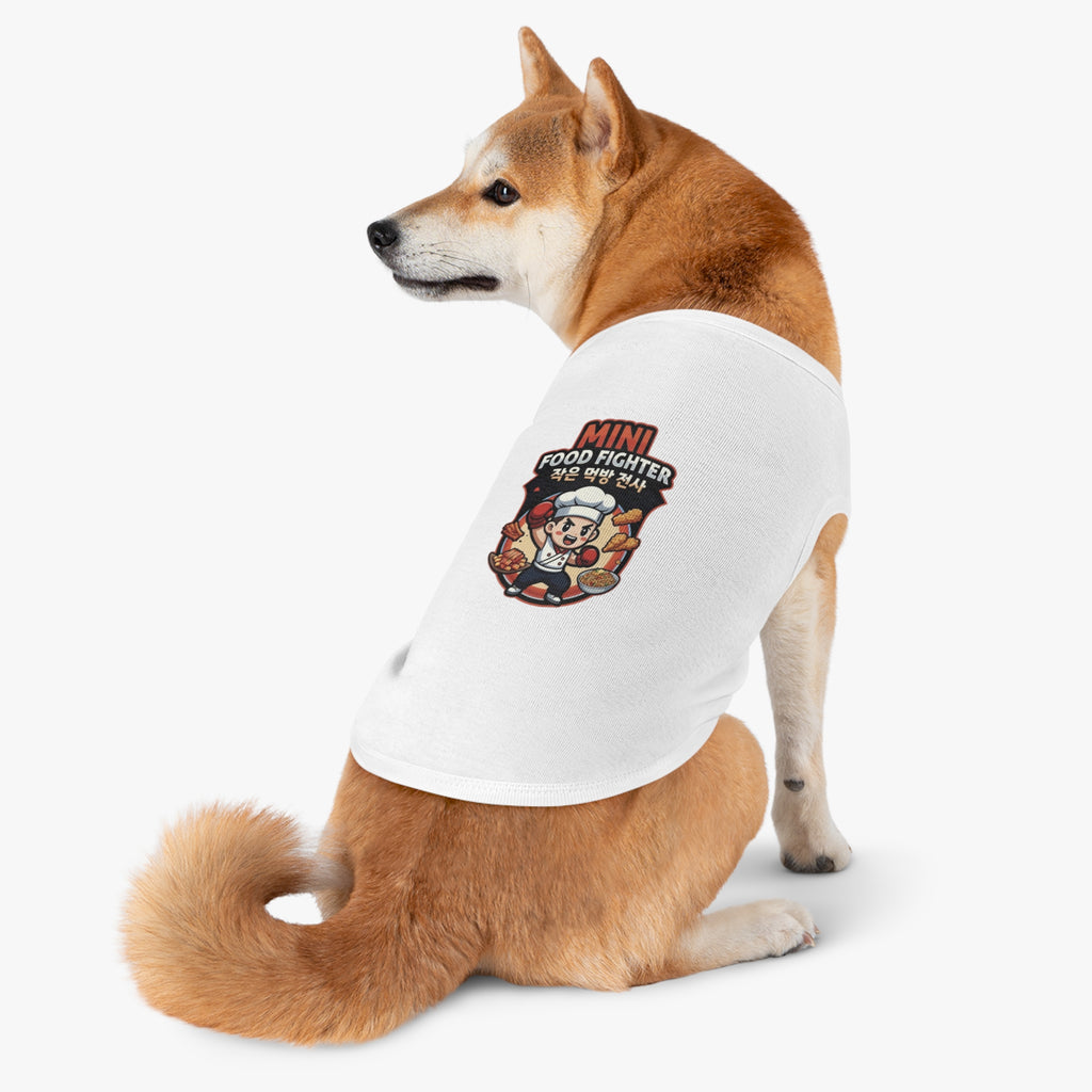 Pet Tank — "Mini Food Fighter" Chef Graphic Dog Tank Top