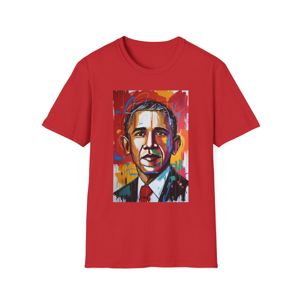 Colorful Portrait Tee — Vibrant Abstract Political Leader Art