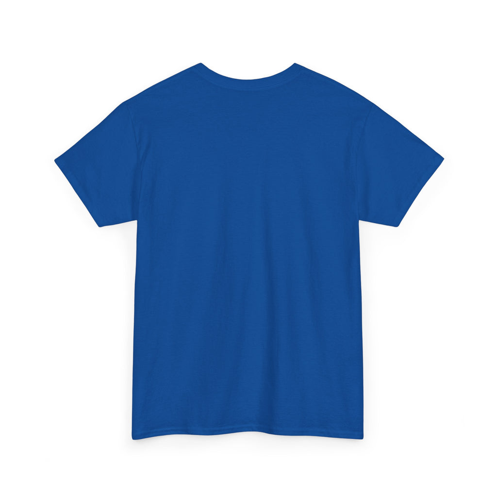 Yoga Does a Body Good T-Shirt | Meditating Woman Rainbow Sun Graphic