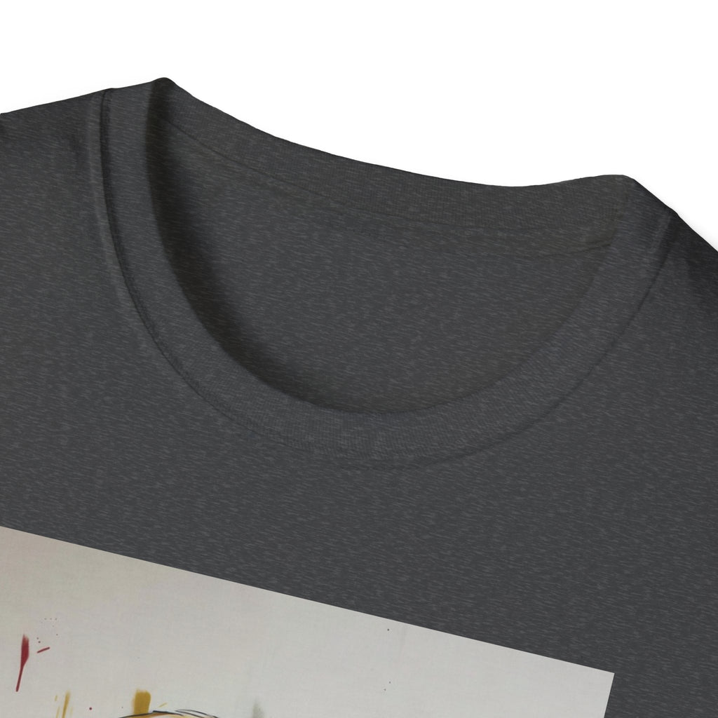 Portrait Artsy JD T-Shirt — Stylized Gentleman's Painted Face Graphic Tee