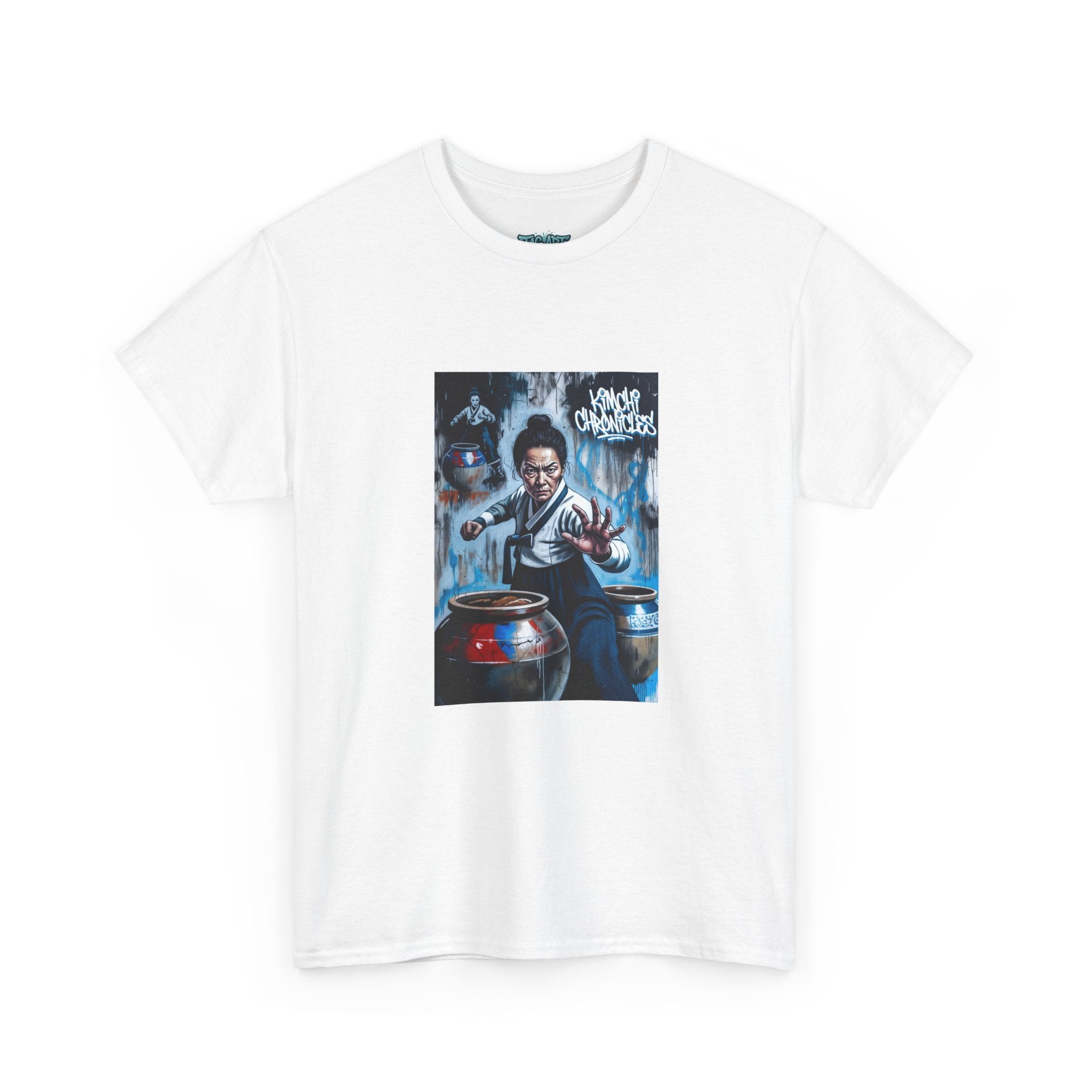 Kimchi Chronicle T-Shirt | Martial Arts Music Illustration
