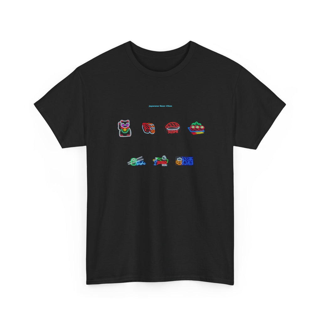 Cute Kawaii Snack Icons T-Shirt — Pastel Japanese Food Graphic Tee