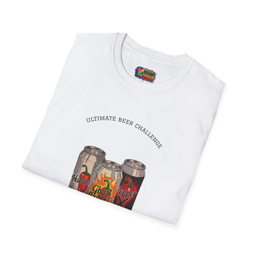 Beer Can Graphic T-Shirt — Retro Craft Ale Design