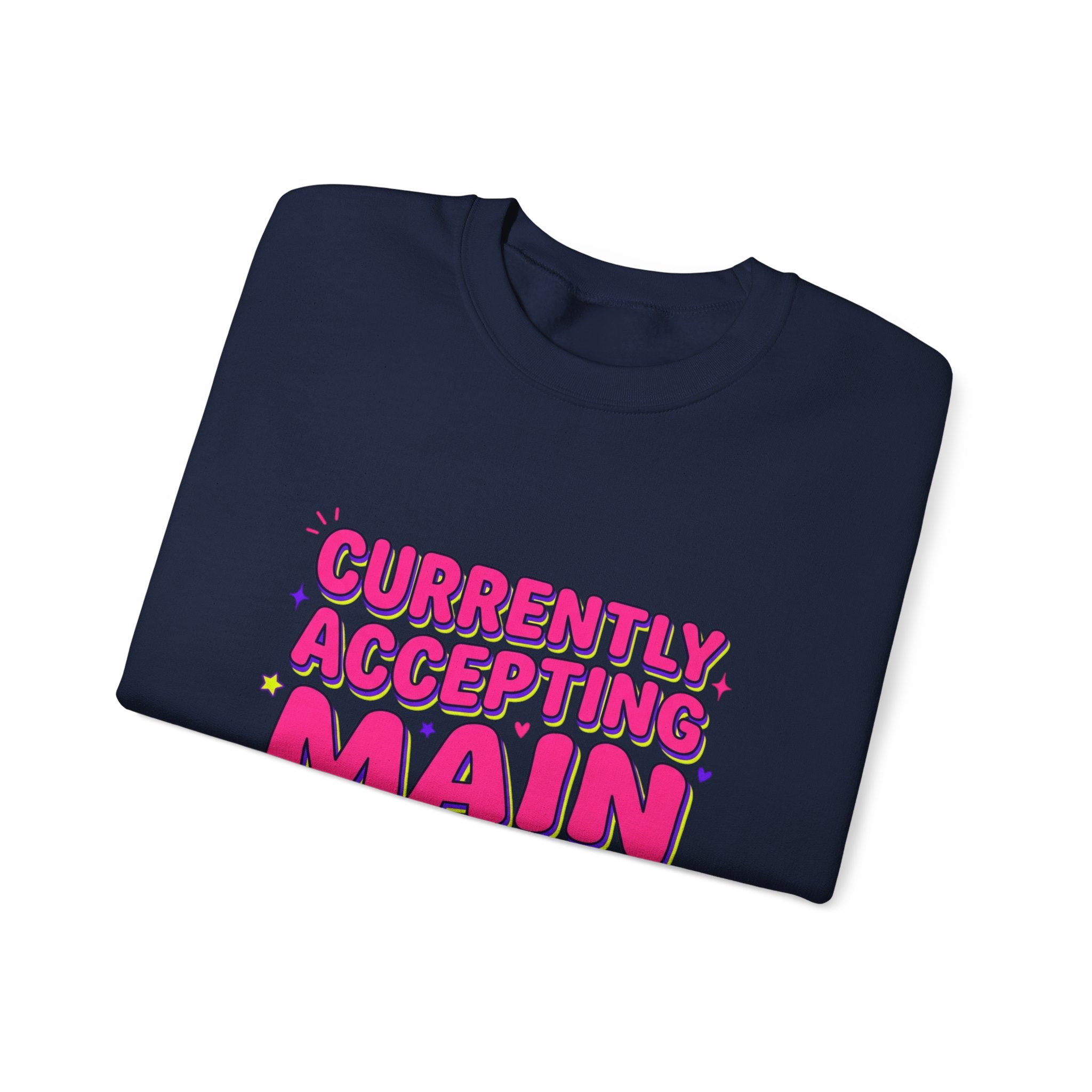 Main Character Energy Crewneck Sweatshirt | Gen Z Sassy Snark, Coquette Aesthetic
