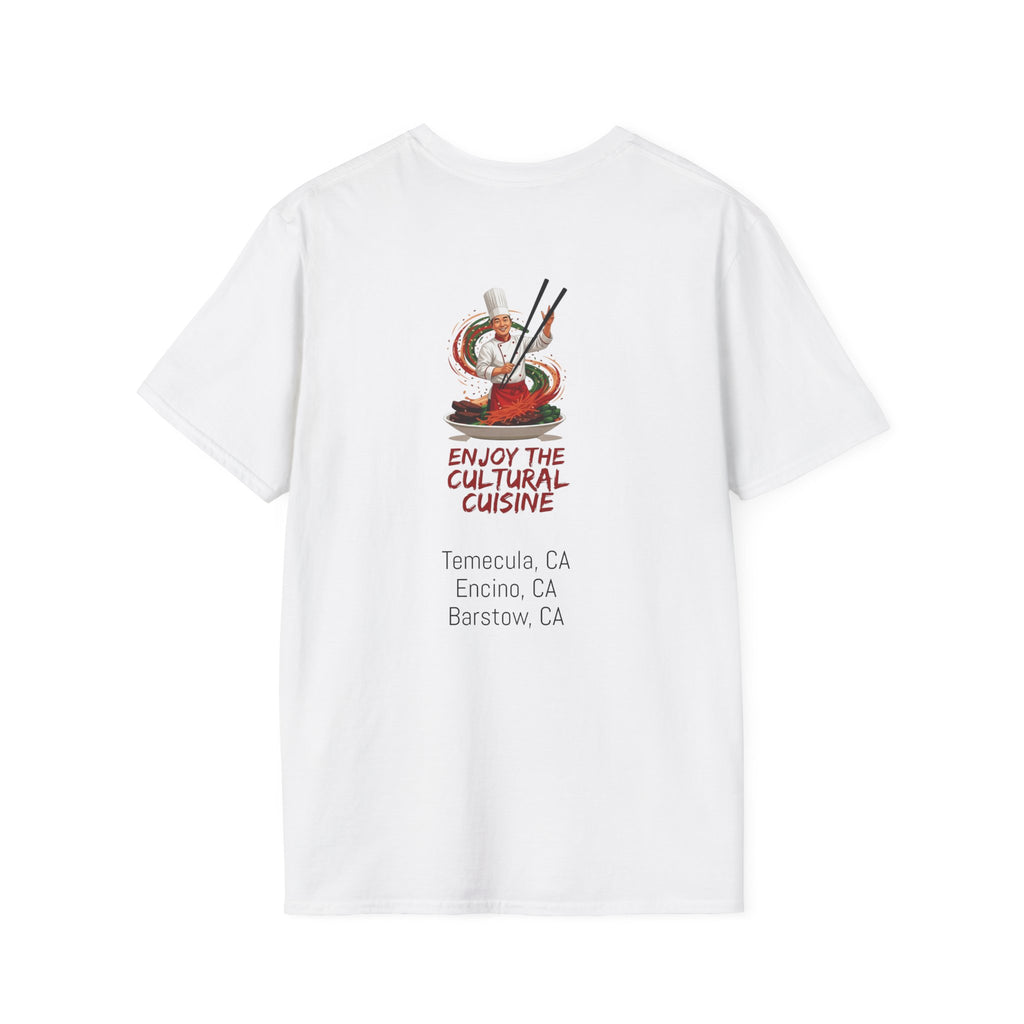Korean Food T-Shirt — 'Seoul Mix Plates' Noodle & Chopsticks Graphic Tee