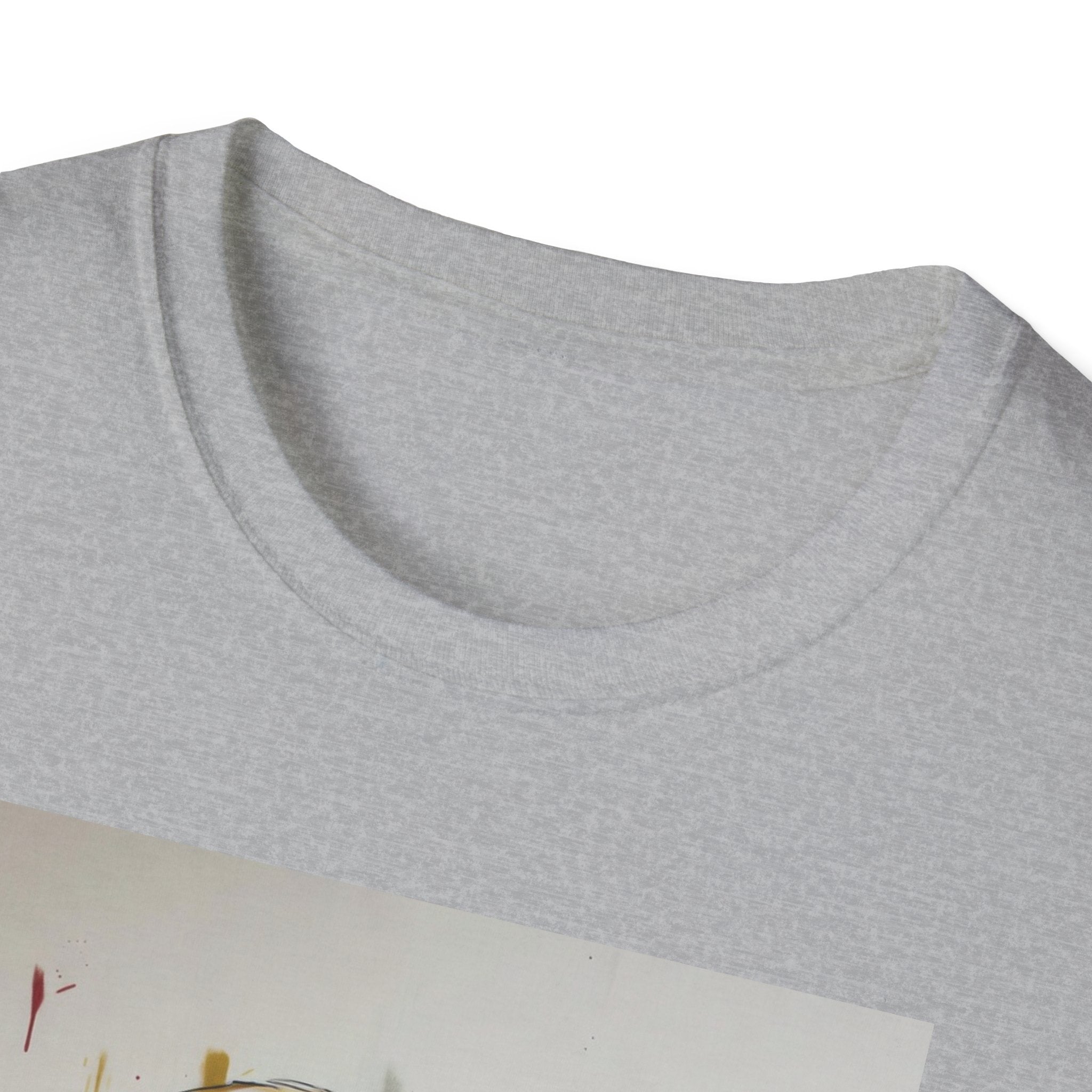 Portrait Artsy JD T-Shirt — Stylized Gentleman's Painted Face Graphic Tee