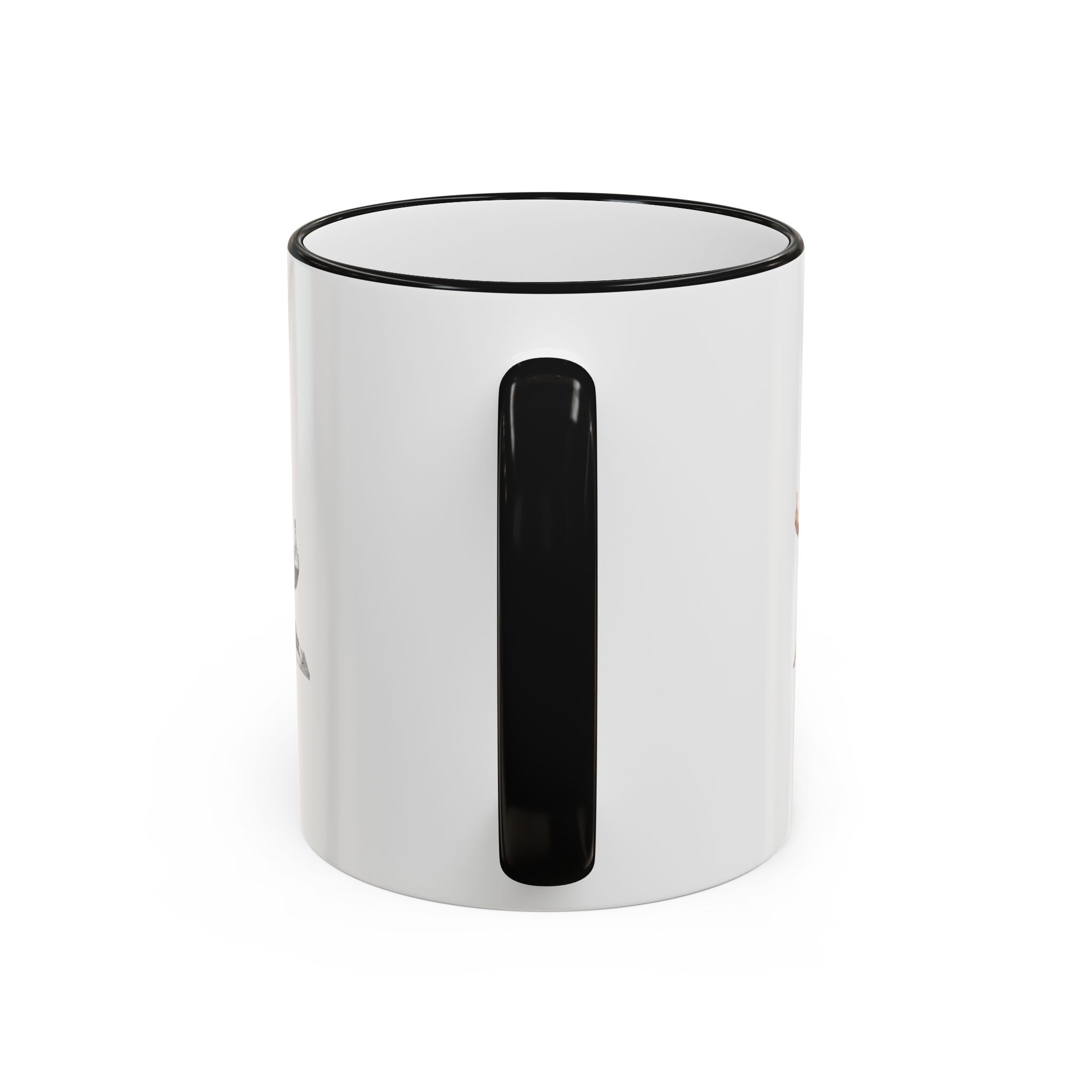 Custom Printed Accent Rim & Handle Mug — Personalized Logo Coffee Cup (11oz, 15oz)