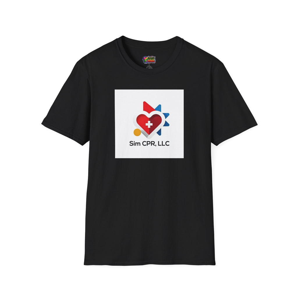 CPR Training Logo T-Shirt — Sim CPR, LLC Branded Tee