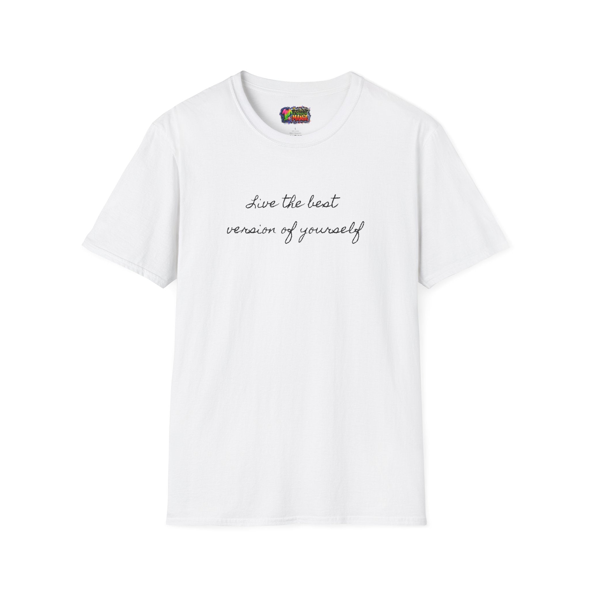 T-Shirt — 'Live the best version of yourself' Minimalist Self-Love Tee