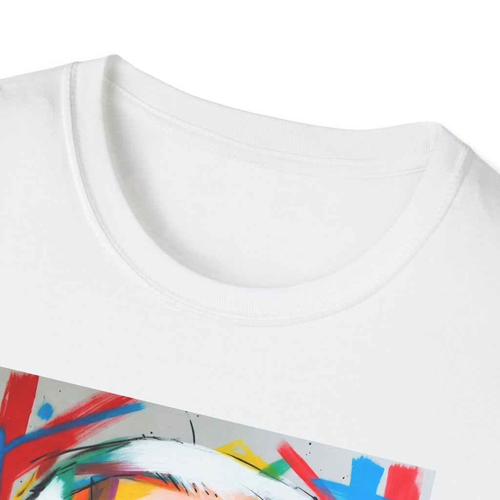 Artsy Biden Portrait T‑Shirt — Colorful Pop Art President Tee